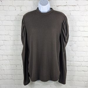 Unwritten woman’s sweater size Large gray